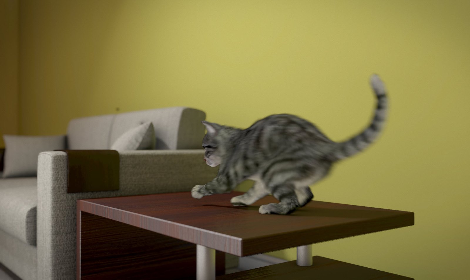 Realistic 3D cat animation study - David Mattock - 3D Artist / Animator ...